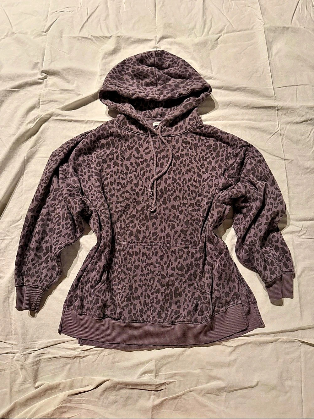 American Eagle Ahh-Mazingly Soft Leopard Print Hoodie XS